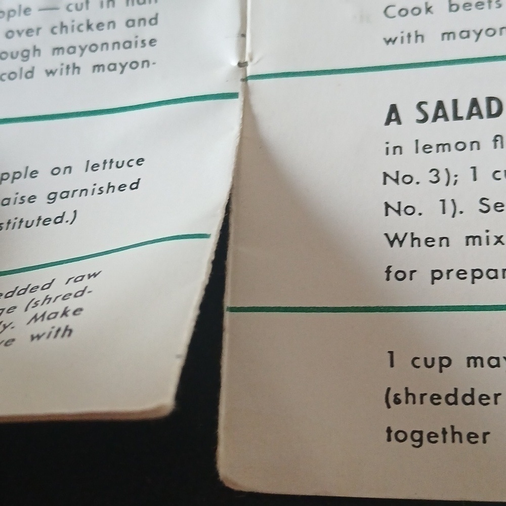 Vintage 1955 Pamphlet Instructions for using your Miracle Food Cutter Cone Model - Picture 7 of 8